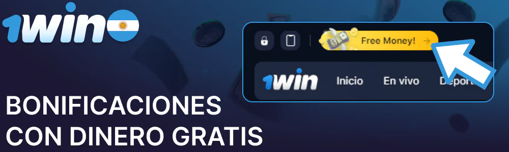 Bonificaciones con dinero gratis en 1win Argentina