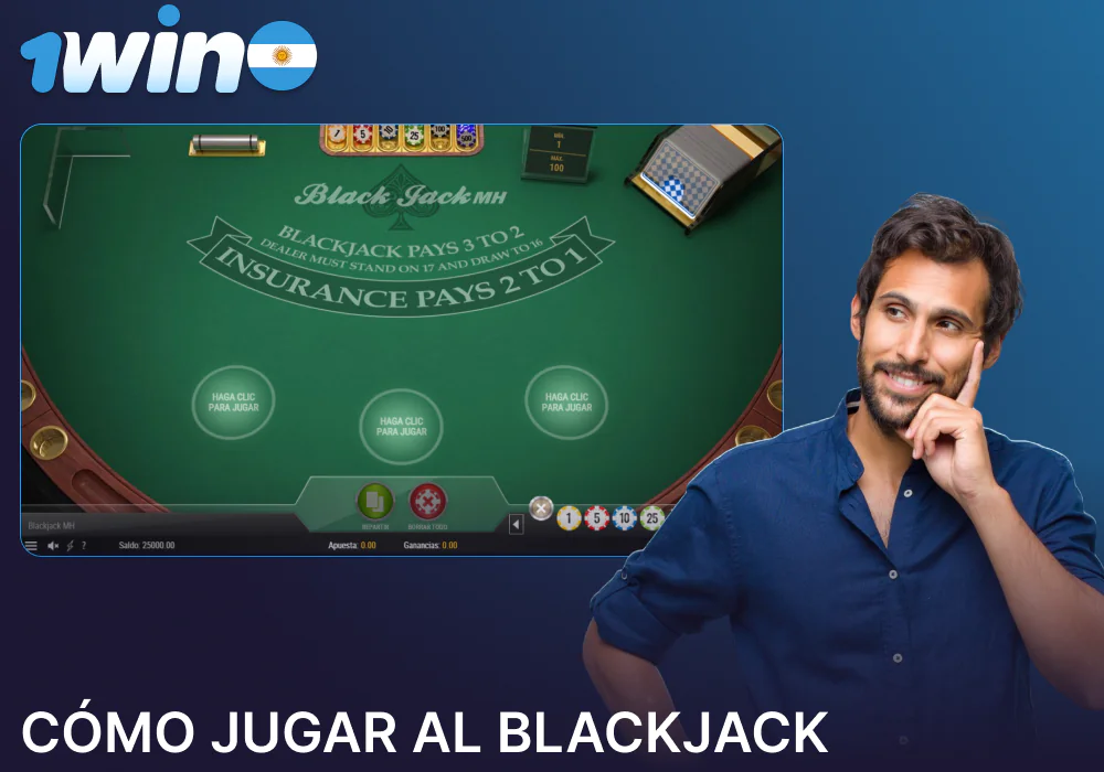 Instrucciones para jugar a las juegos de blackjack en 1win para jugadores de Argentina