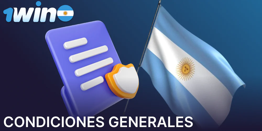 Condiciones generales de 1win para jugadores de Argentina