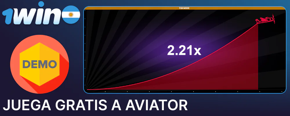 Juega gratis a Aviator en 1win en el modo de demostración